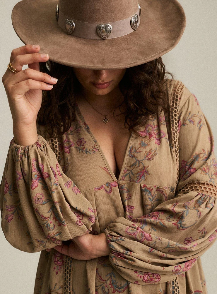 Festi Lace Inlay Top