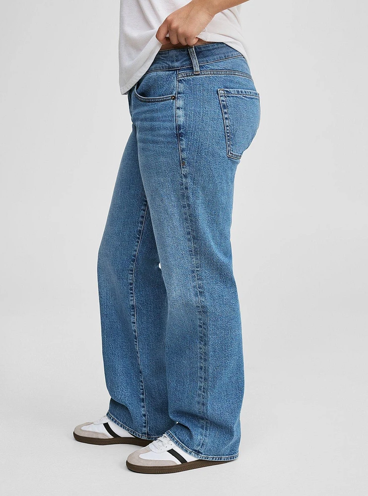 Baggy Low-Rise Straight Jean