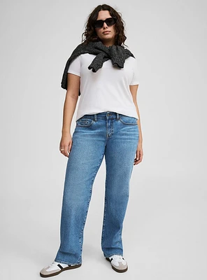 Baggy Low-Rise Straight Jean