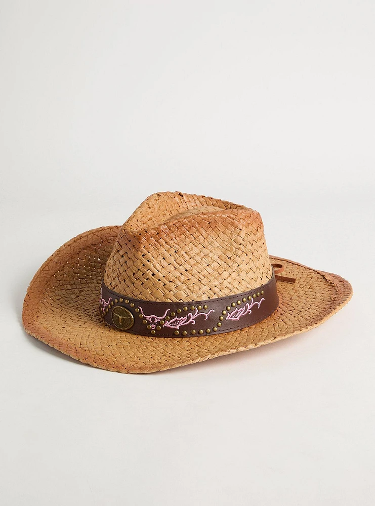 Embellished Band Cowboy Hat