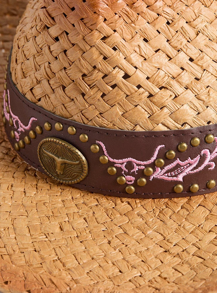 Embellished Band Cowboy Hat