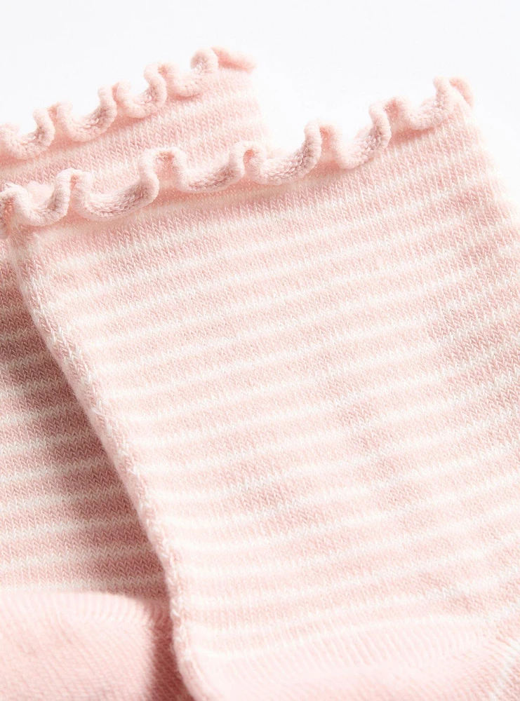 3-Pack Bow Crew Socks