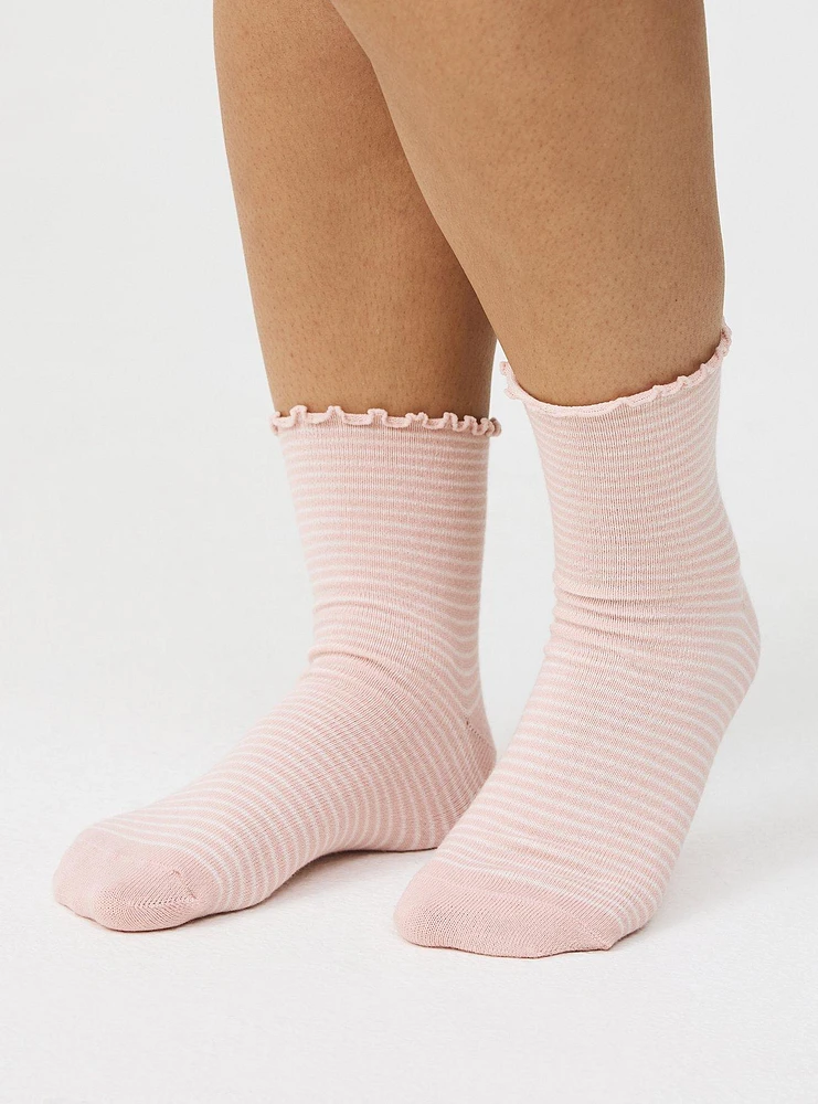 3-Pack Bow Crew Socks