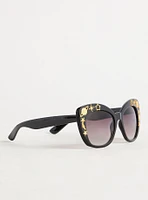 Celestial Cat Eye Smoke Lens Sunglasses