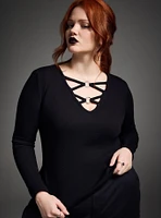 Nightfall O-Ring Long Sleeve Top