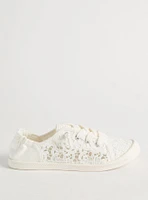 Crochet Ruched Sneaker (M