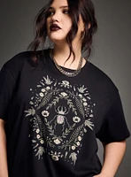 Nightfall Crystal Floral Crew Tee