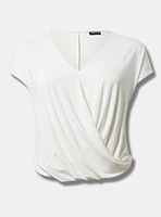 Twisted V-Neck Tee