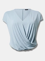 Twisted V-Neck Tee