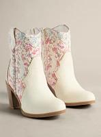 Floral Braided Western Bootie (WW