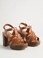 Fisherman Block Heel Sandal (WW