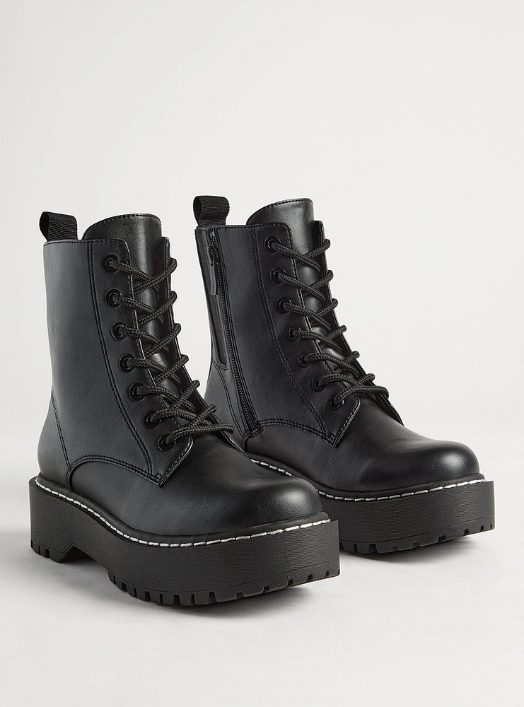 Platform Combat Boot (M