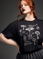 Nightfall Amanita Oversized Crew Tee