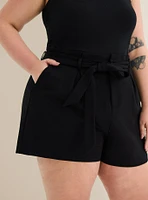 Retro Chic Tie-Front Short