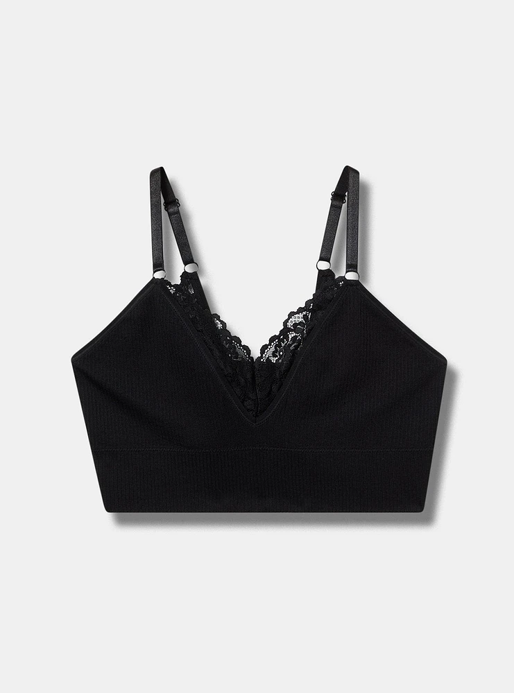 Lightly Lined Seamless Plunge Bralette