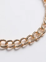 Pave Link Necklace