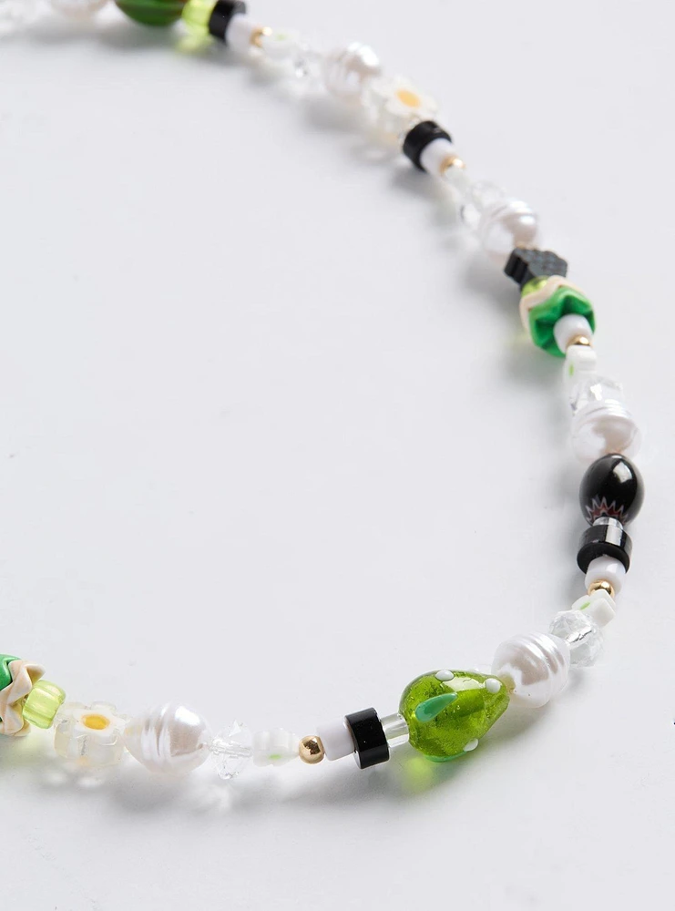 Beaded Charm Necklace