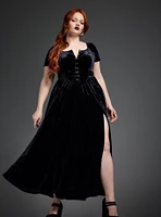 Nightfall Velvet Maxi Dress