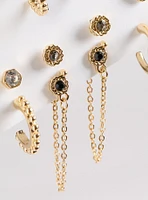 Stud & Hoop Mini Earring Set