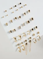 Stud & Hoop Mini Earring Set