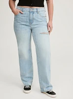 Perfect Mid-Rise Wide-Leg Jean