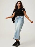 Crop Weekend Mid-Rise Wide Leg Jean