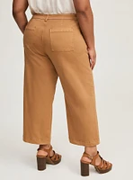 Trouser Cropped Wide-Leg Pant