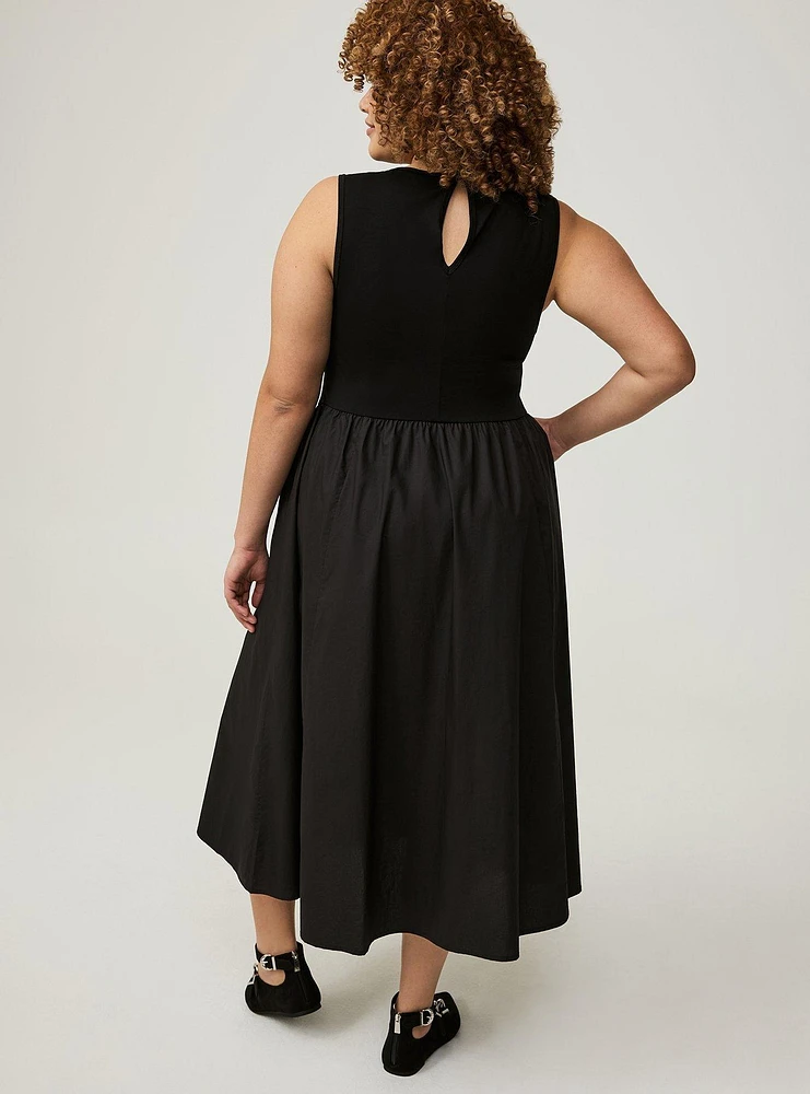 A-Line Midi Dress