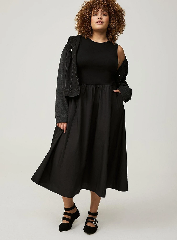 A-Line Midi Dress