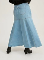 Denim Maxi Skirt