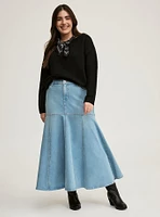 Denim Maxi Skirt