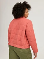 Quilted Drop Shoulder Jacket