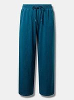 Pull-On Wide Leg High Rise Pant