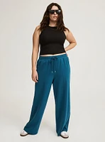 Pull-On Wide Leg High Rise Pant