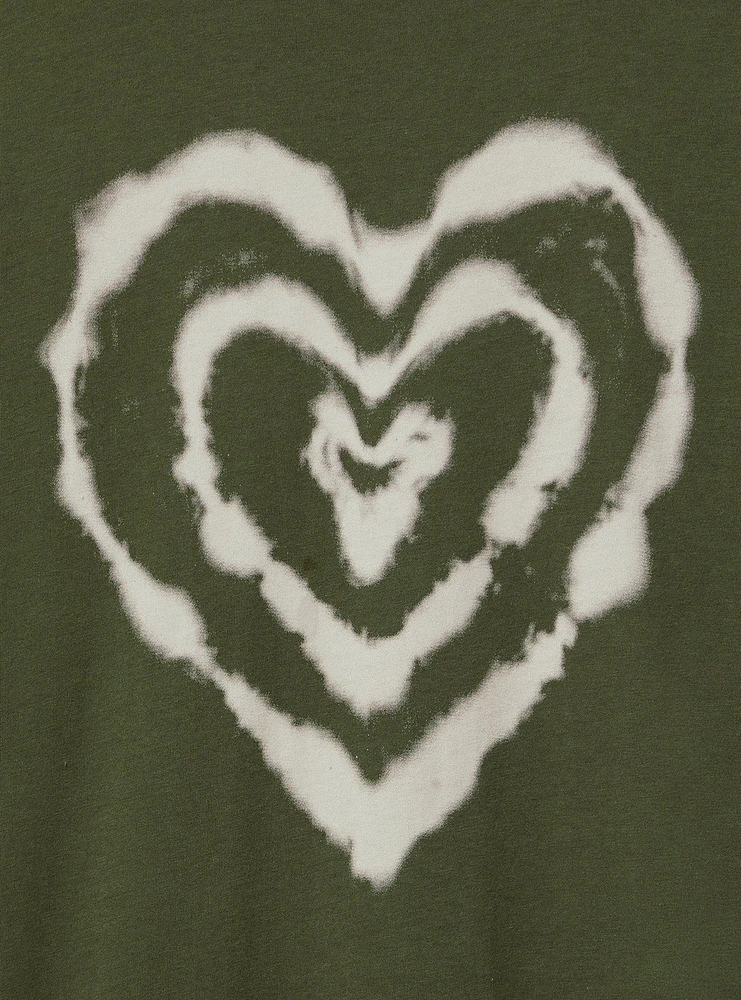 Heart Classic Fit Cotton Crew Tee