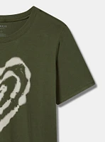 Heart Classic Fit Cotton Crew Tee