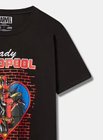 Deadpool Heart Classic Fit Crew Tee