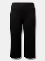 Crop Wide Lightweight Ponte Pant