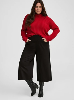 Wide Lightweight Ponte Pant