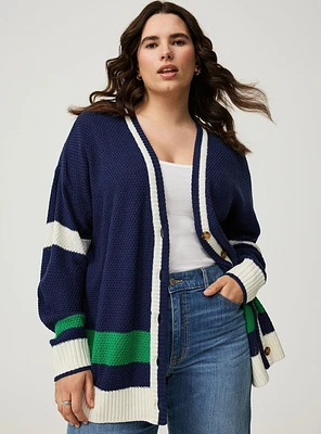 Drop Shoulder Cardigan