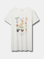 Bambi Classic Fit Crewneck Cotton Tee