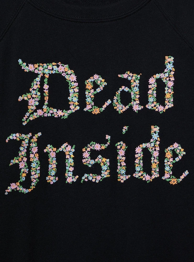 Dead Inside Embroidered Sweatshirt