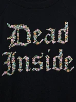 Dead Inside Embroidered Sweatshirt