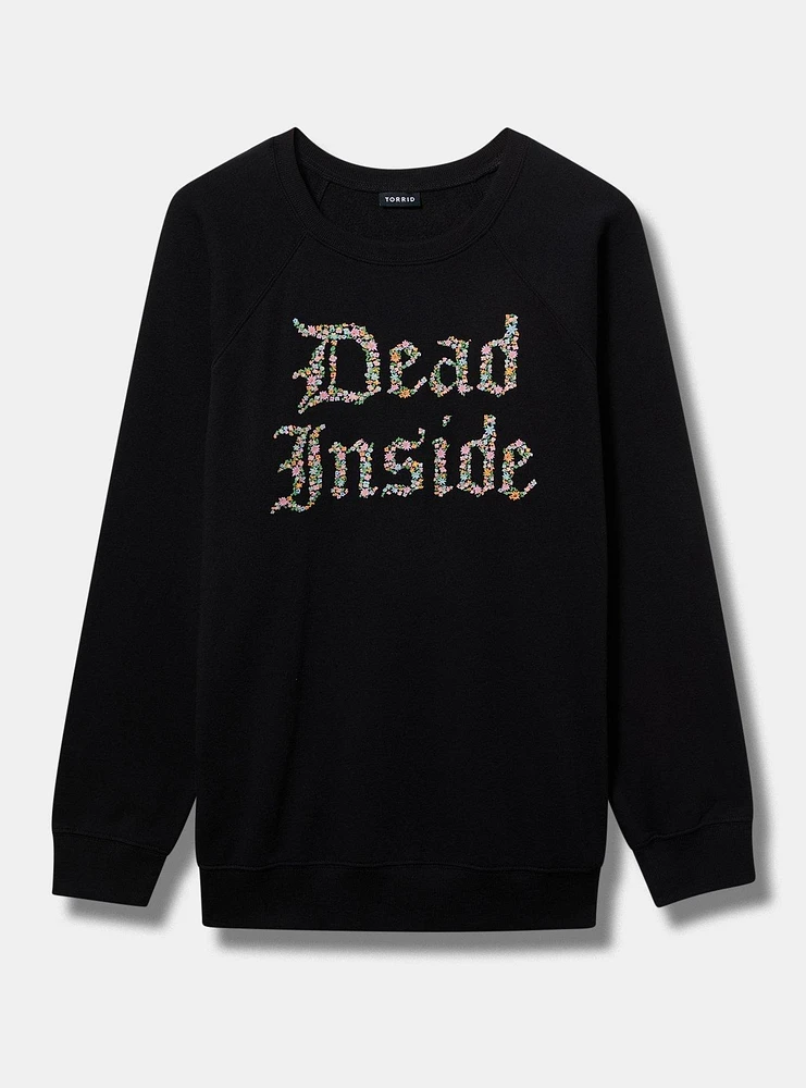 Dead Inside Embroidered Sweatshirt