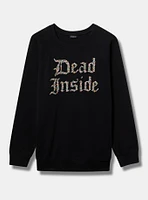 Dead Inside Embroidered Sweatshirt