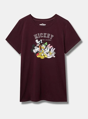 Mickey and Friends Classic Fit Cotton Crew Tee