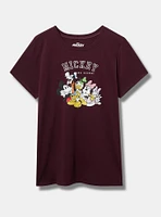 Mickey and Friends Classic Fit Cotton Crew Tee