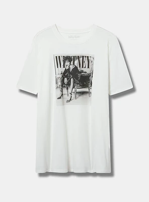 Whitney Houston Oversized Fit Cotton Crew Tee