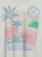 Palm Springs Pickleball Oversized Heritage Jersey Tee