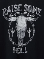 Raise Some Hell Oversized Tunic Tee